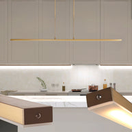 Hanglamp Zelena 1482GO goudkleurige LED-lamp met instelbaar licht
