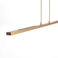 Hanglamp Zelena 1482GO goudkleurige LED-lamp met instelbaar licht