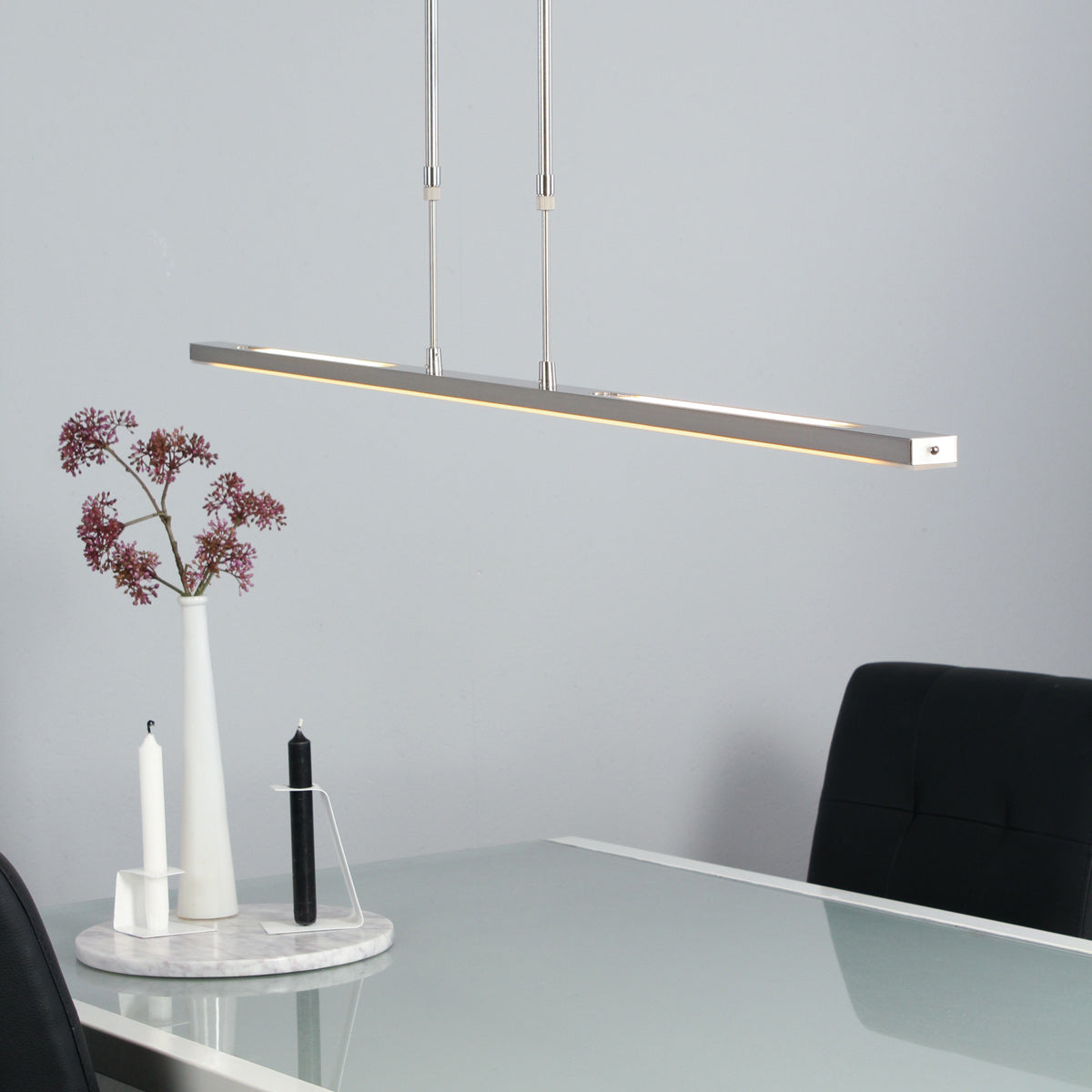 Hanglamp Zelena 1482ST stalen LED-lamp met instelbaar licht