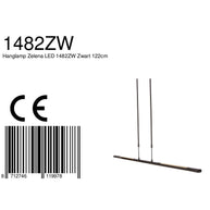 Hanglamp Zelena 1482ZW zwarte LED-lamp met instelbaar licht