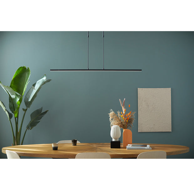 Hanglamp Zelena 1482ZW zwarte LED-lamp met instelbaar licht
