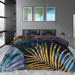 Marina marineblauw 140 x 220