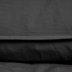 Stonewashed antraciet 140 x 220