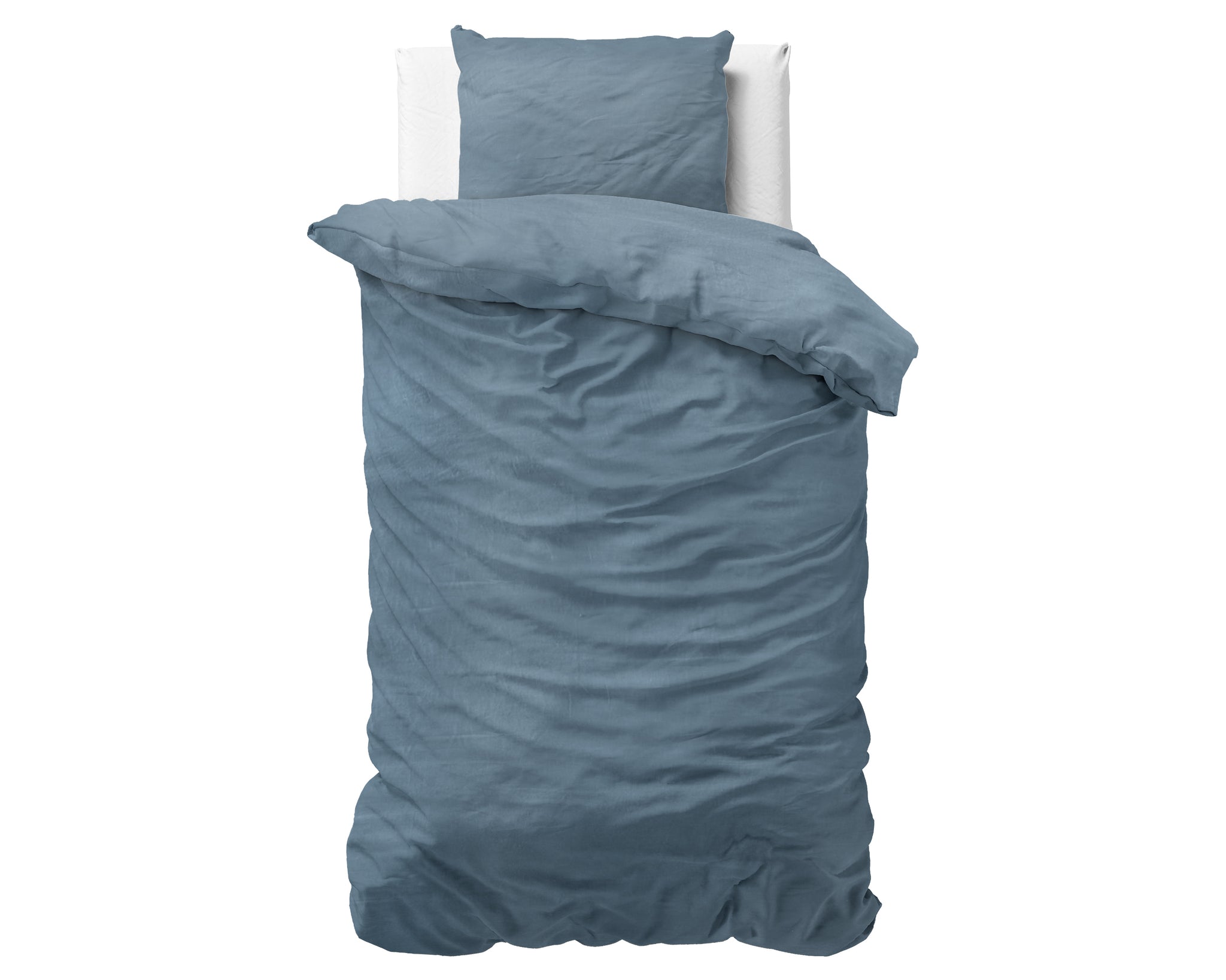 stonewashed blauw 140 x 220