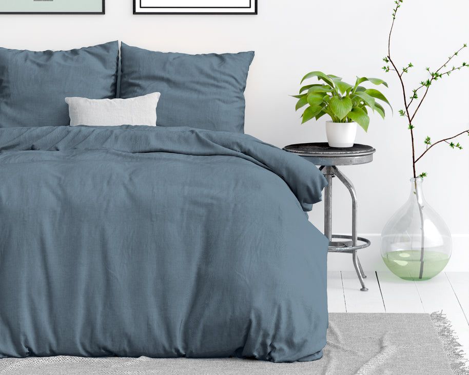 stonewashed blauw 140 x 220