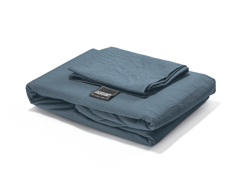 stonewashed blauw 140 x 220
