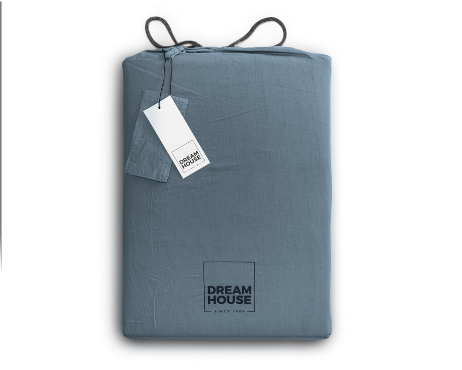 stonewashed blauw 140 x 220