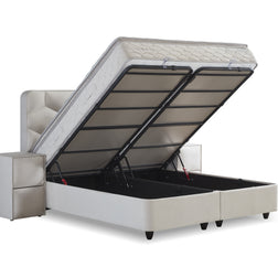 Opbergboxspring Dolcebedd Beige 180x200