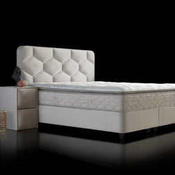 Opbergboxspring Dolcebedd Beige 180x200