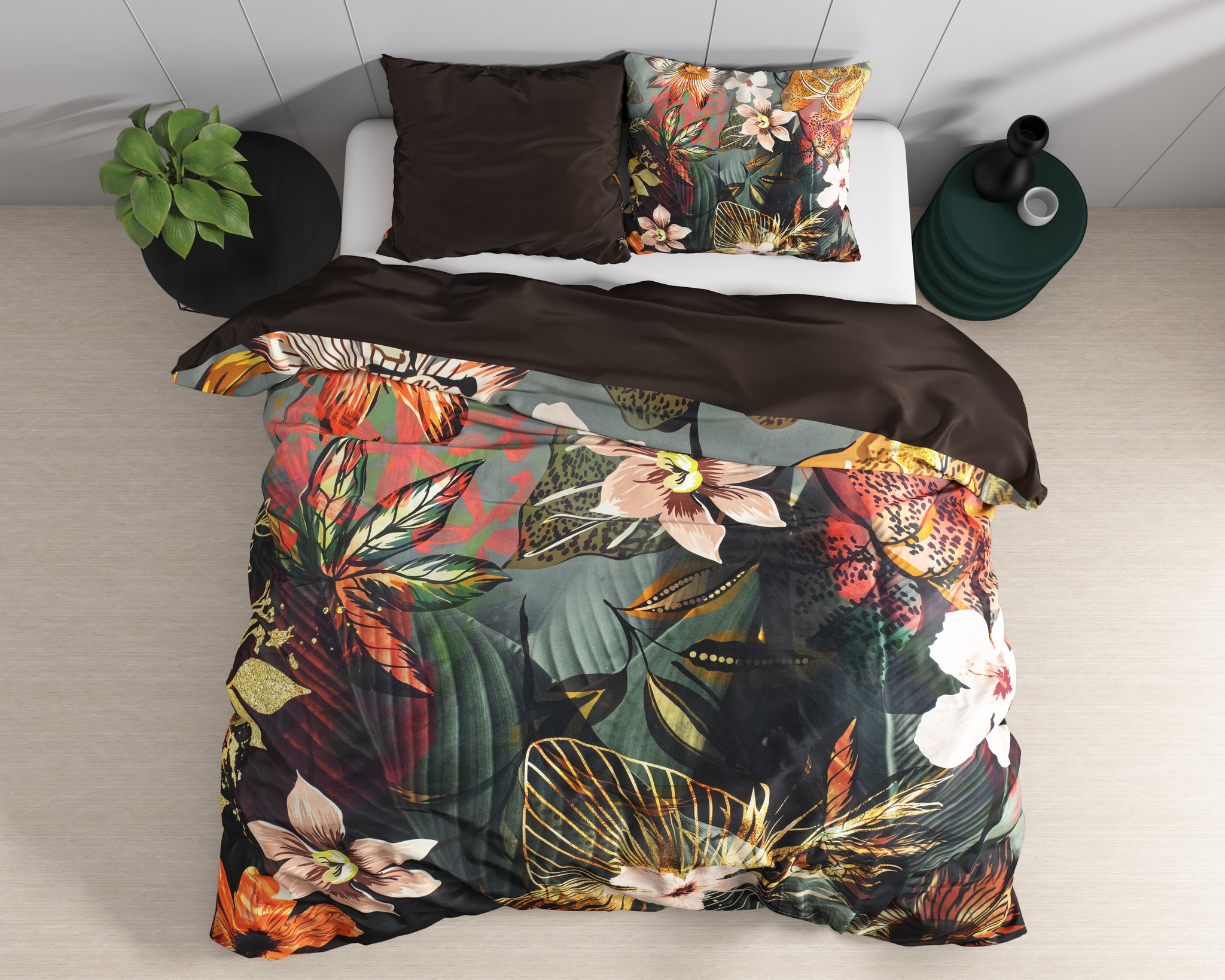 Wilde Roos 2 Meerkleurig 140 x 220