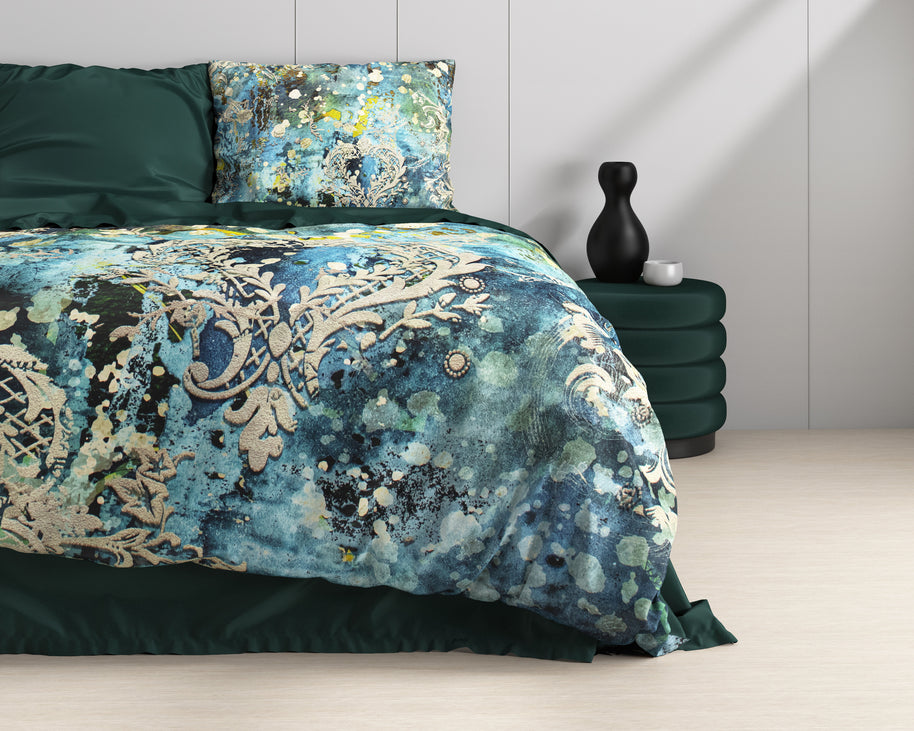 Ocean Drops Blauw 140 x 220