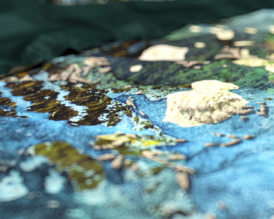Ocean Drops Blauw 140 x 220