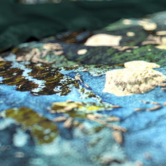 Ocean Drops Blauw 140 x 220