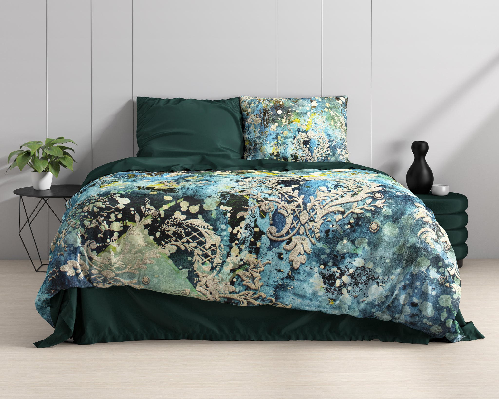 Ocean Drops Blauw 140 x 220