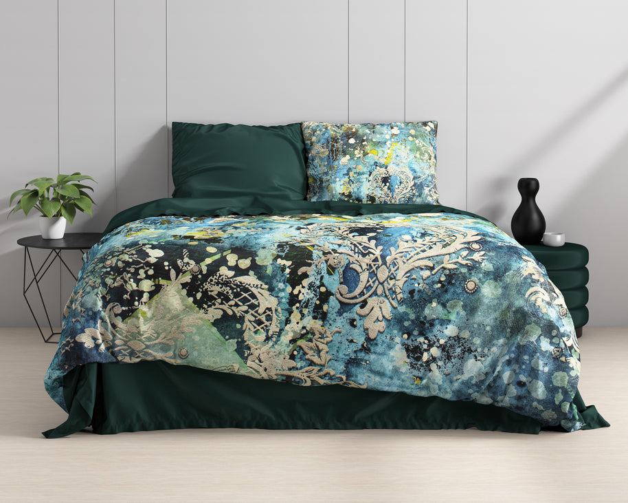 Ocean Drops Blauw 140 x 220