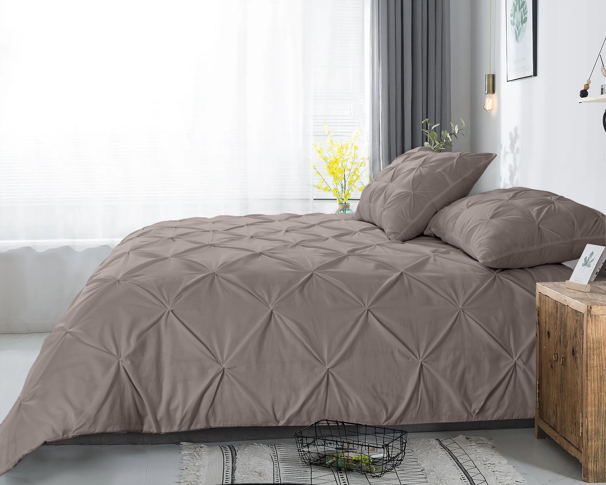 Salvador taupe 200 x 220
