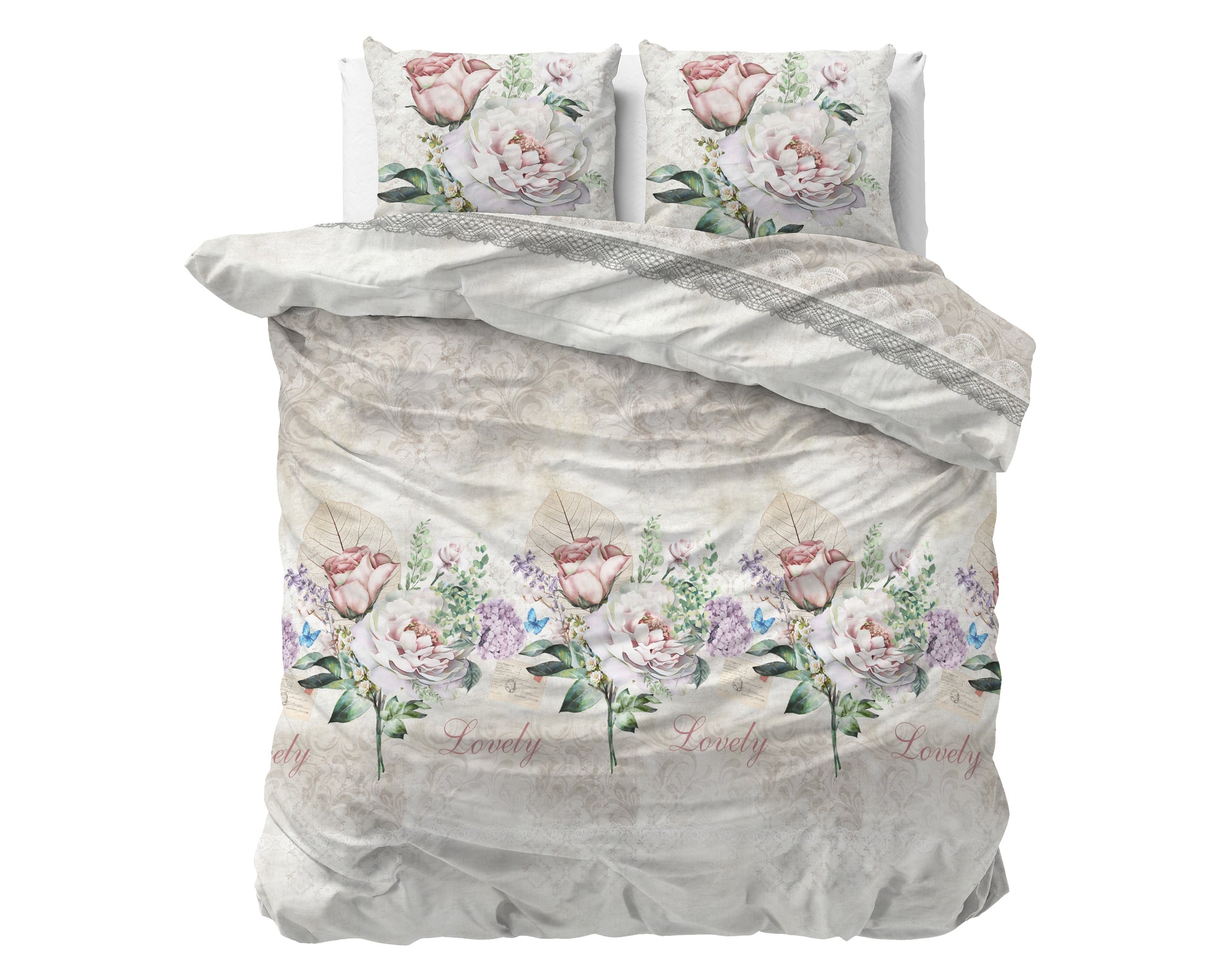 Mooie Bloem Beige 200 x 220