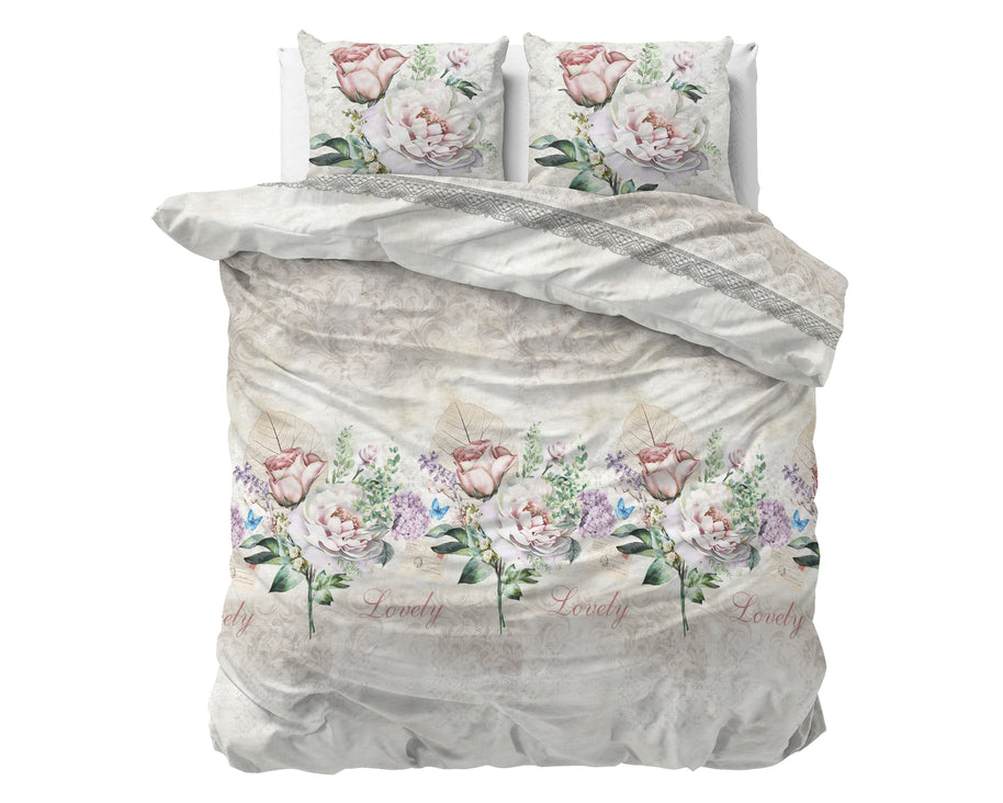 Mooie Bloem Beige 200 x 220