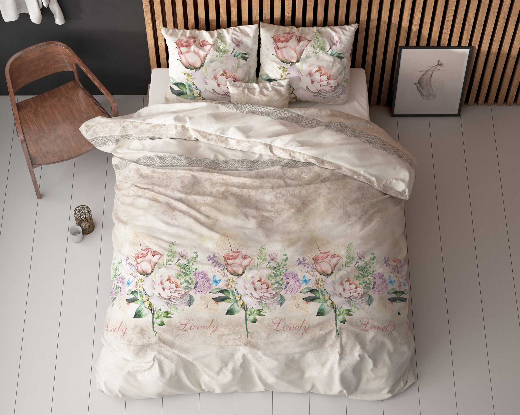 Prachtige Bloem Beige 240 x 220