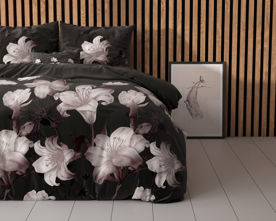 Donkere Bloem Zwart 240 x 220