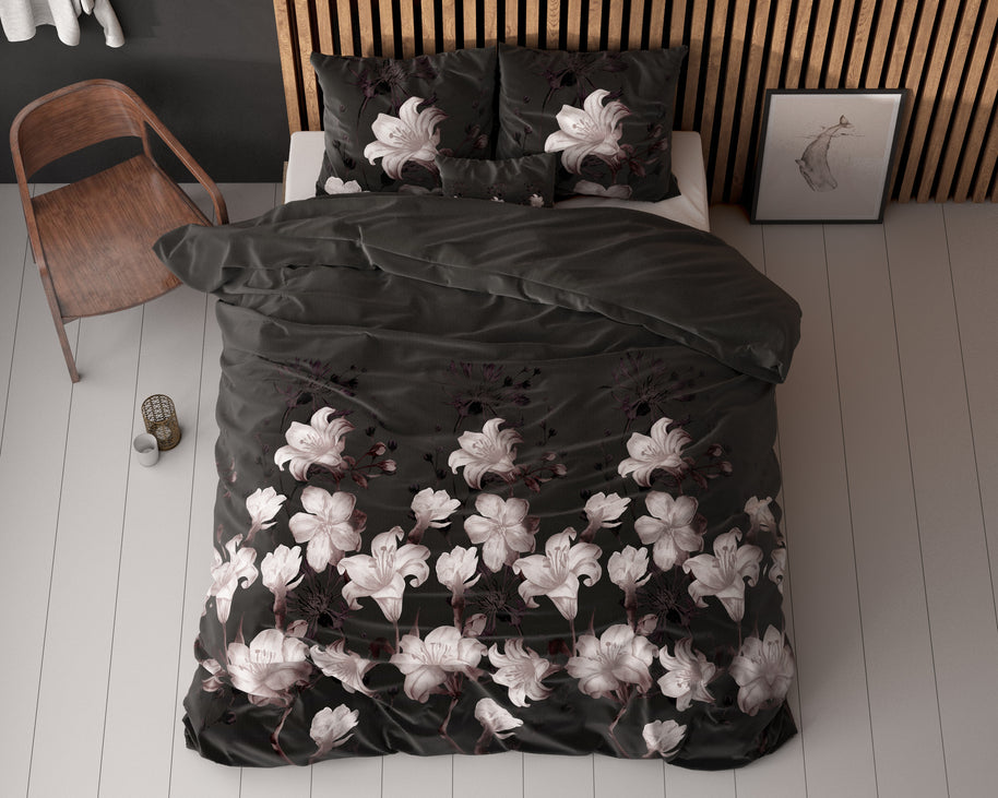 Donkere Bloem Zwart 240 x 220