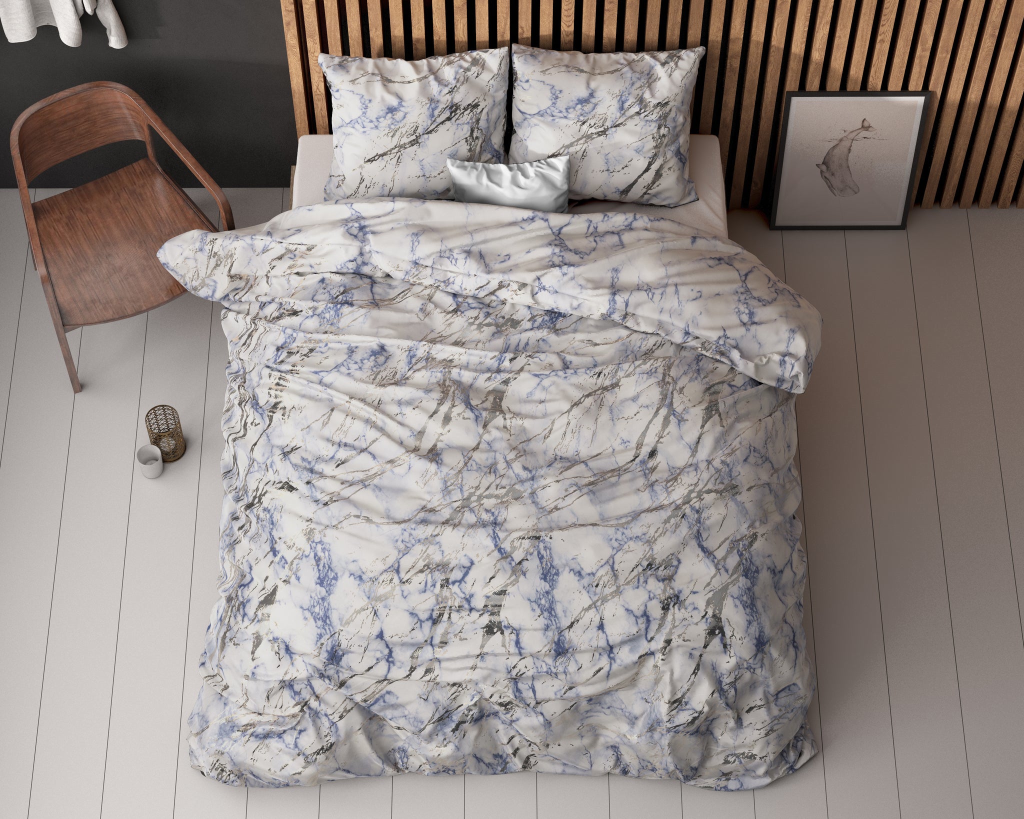 Oceaanblauw 140 x 220