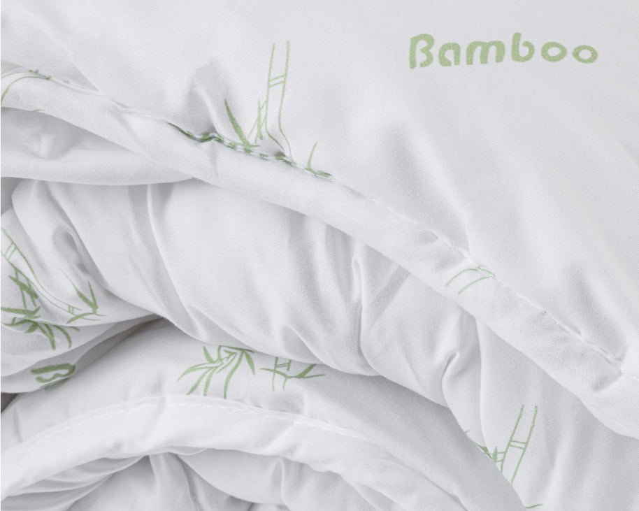 Bali Bamboe Touch dekbed wit 140 x 200