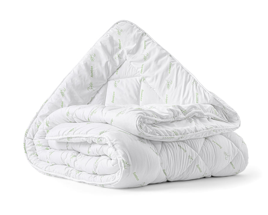 Bali Bamboe Touch Dekbed Wit 200 x 200