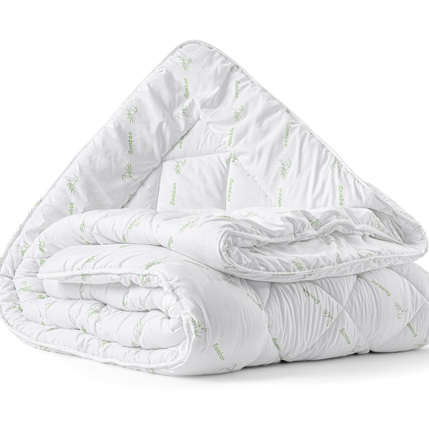 Bali Bamboe Touch Dekbed Wit 200 x 200