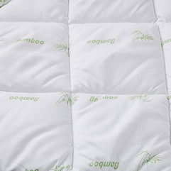 Bali Bamboe Touch Dekbed Wit 200 x 200