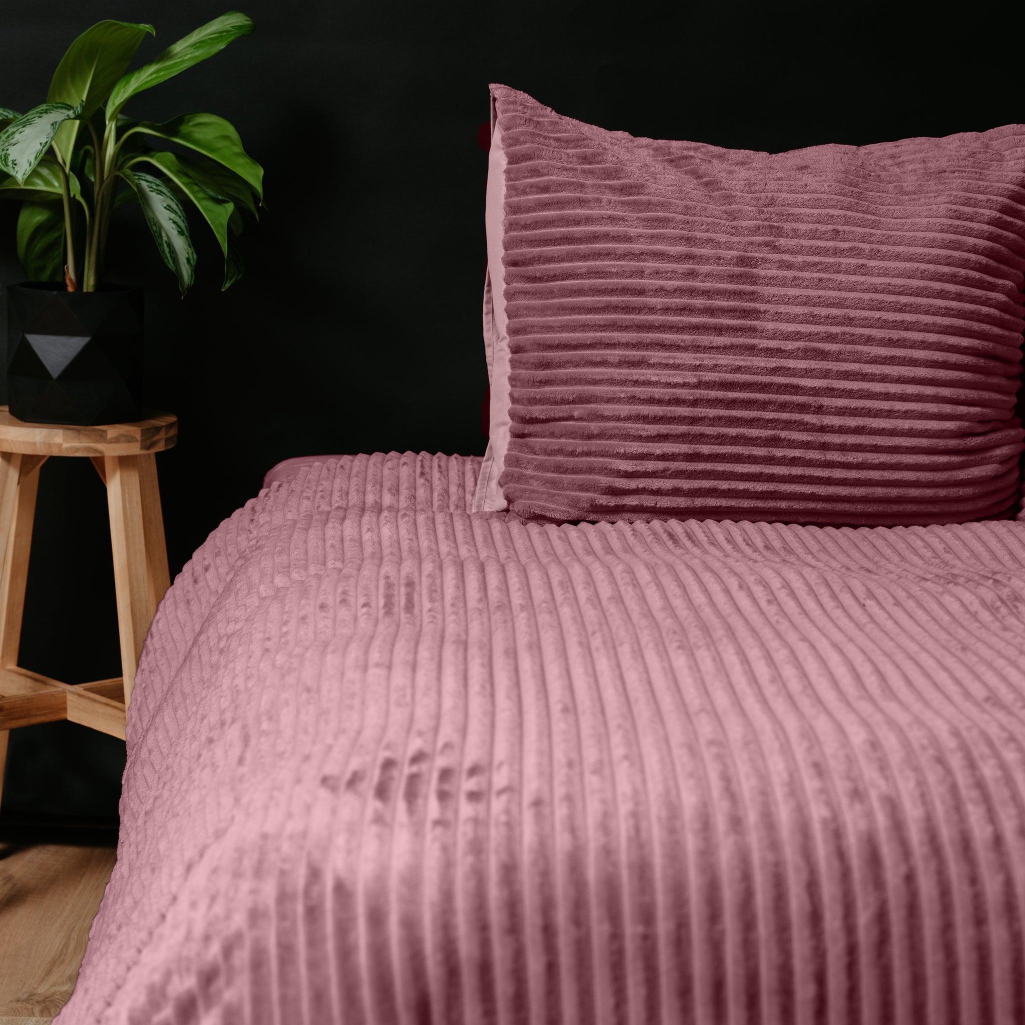 Rib Teddy Oudroze 140 x 200/220