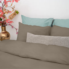 Mousseline taupe 140 x 220