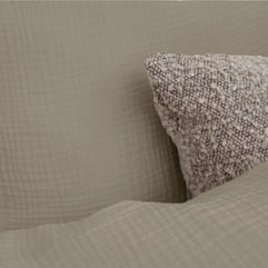 Mousseline taupe 140 x 220