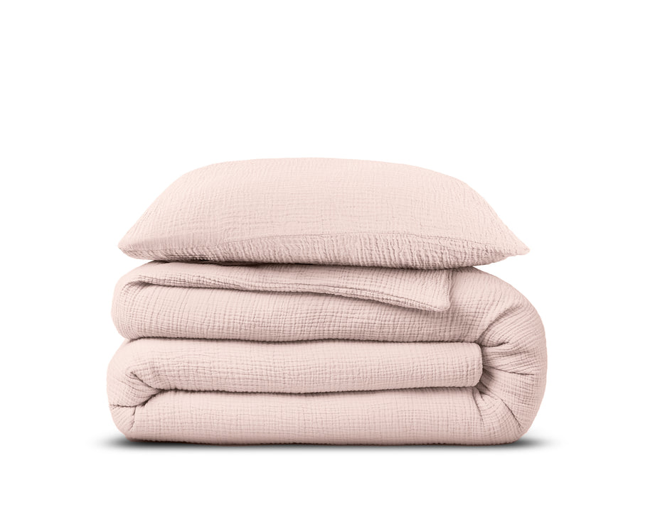 Mousseline roze 140 x 220