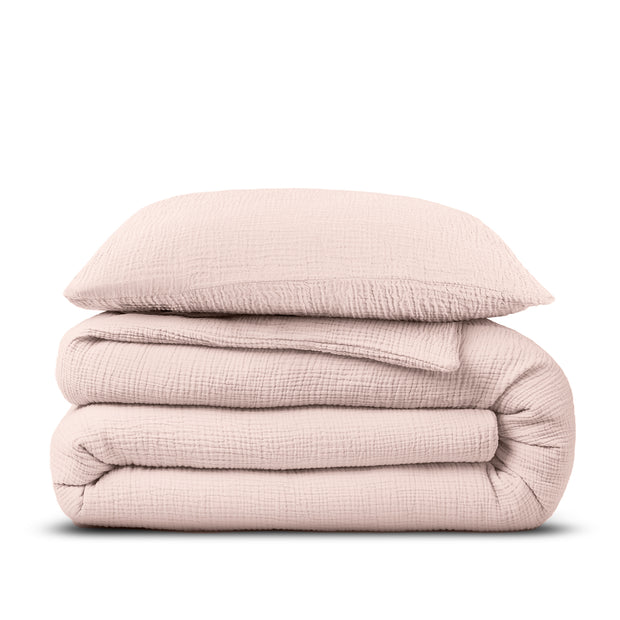 Mousseline roze 140 x 220