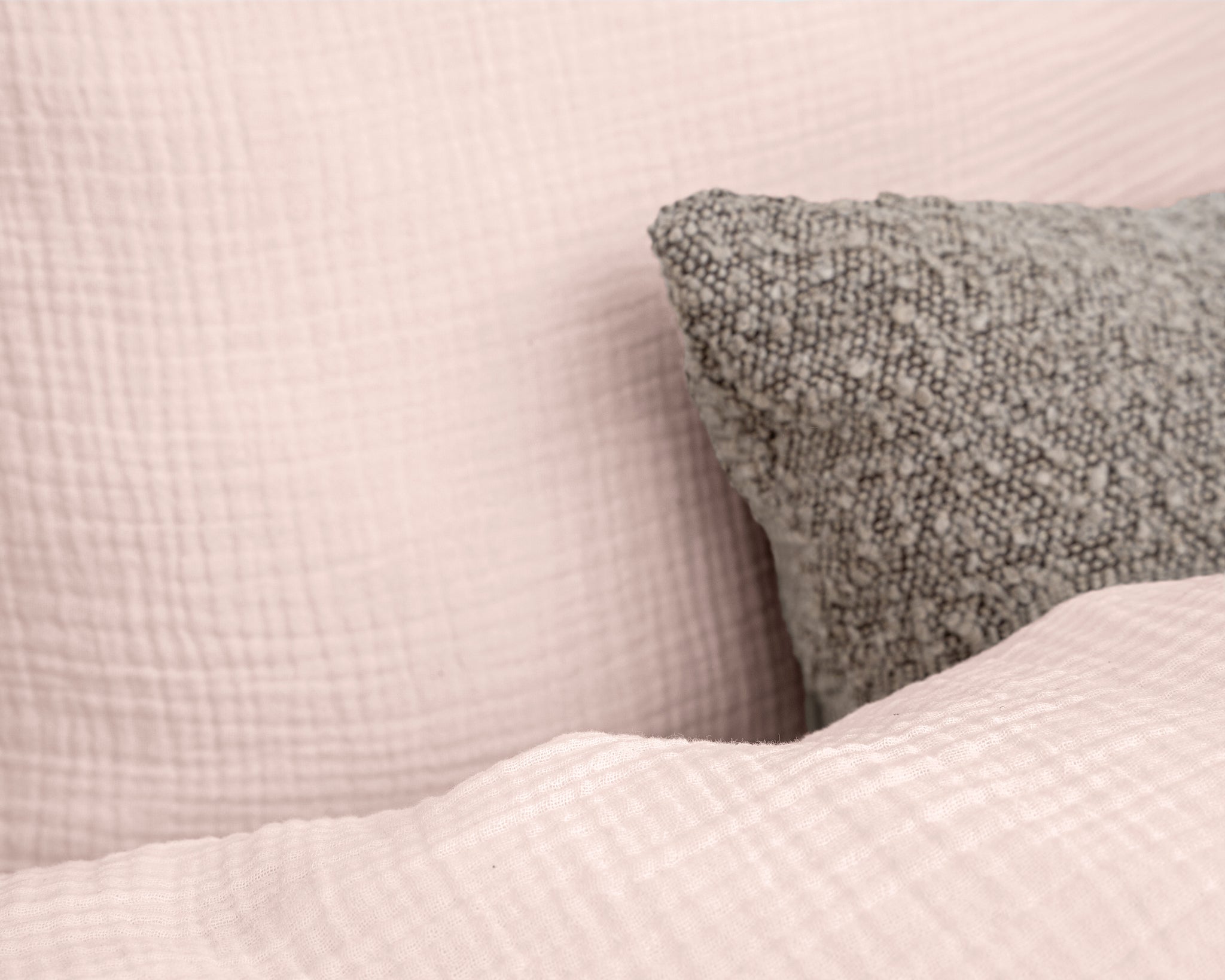 Mousseline roze 140 x 220