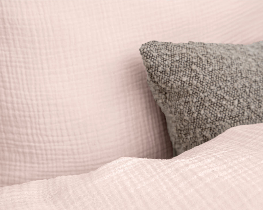 Mousseline roze 140 x 220