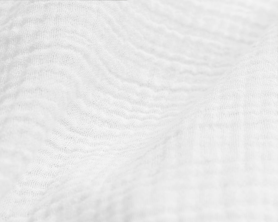 Mousseline wit 140 x 220