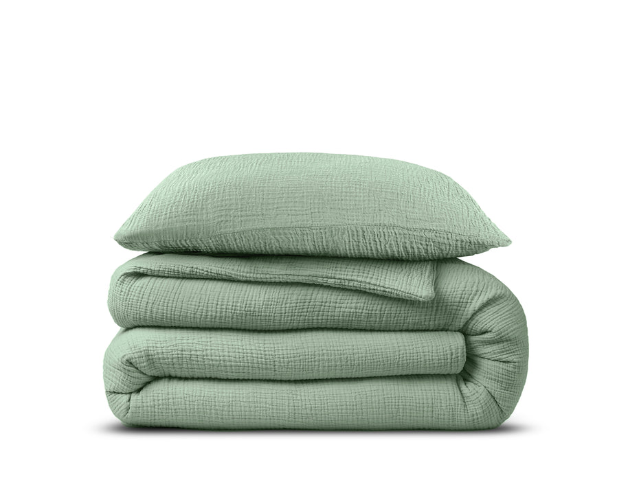 mousseline groen 140 x 220