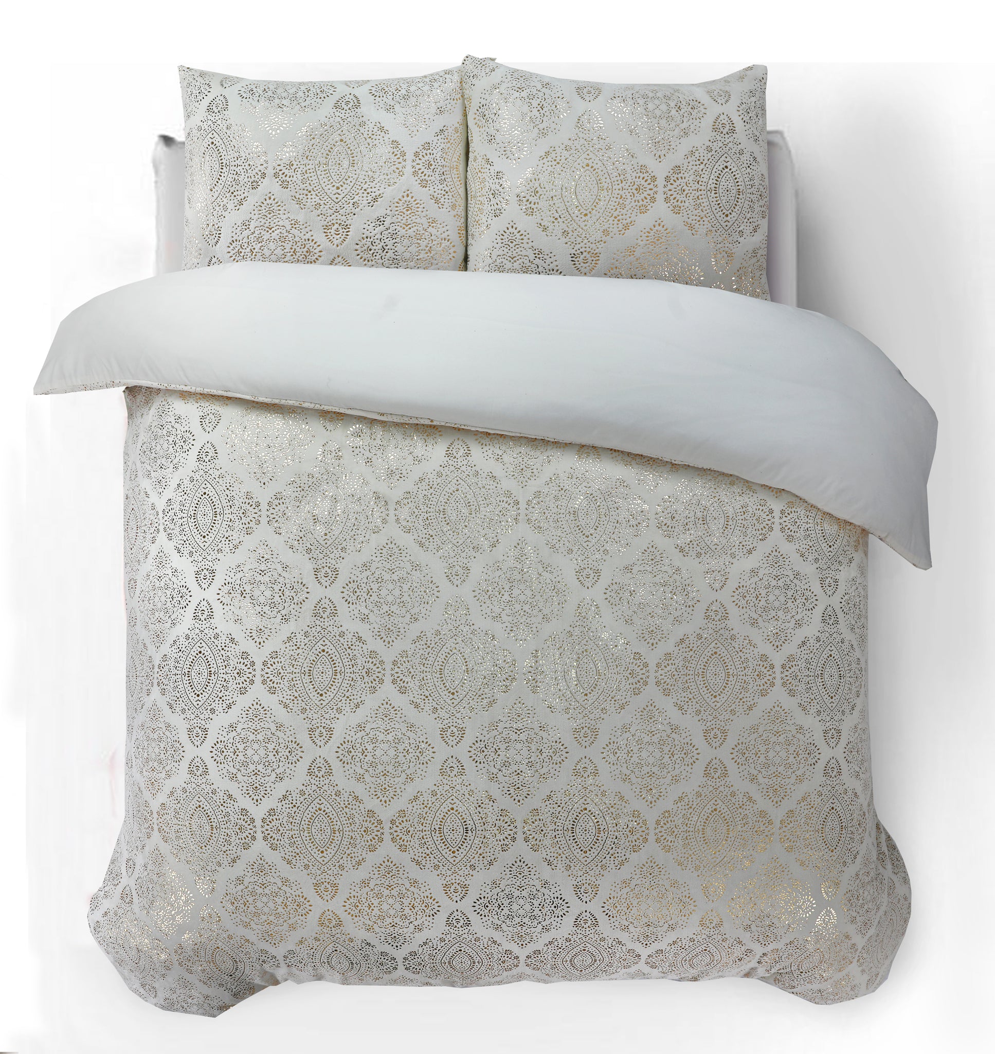 Glamour flanel artfolie crème 140 x 200/220