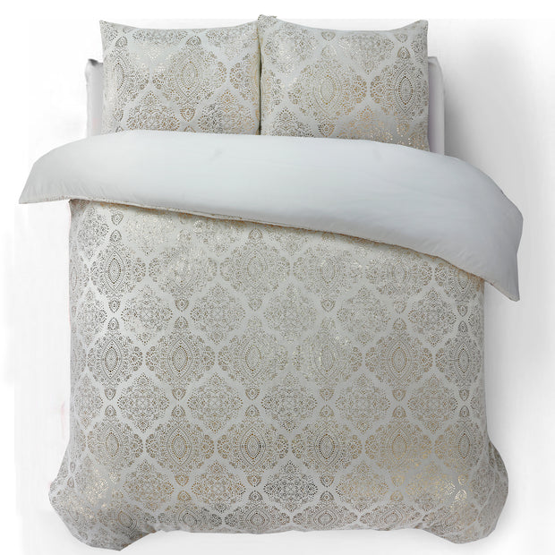 Glamour flanel artfolie crème 140 x 200/220