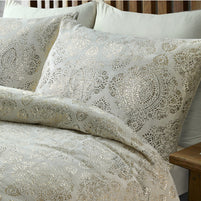 Glamour flanel artfolie crème 140 x 200/220