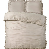 Ruffles taupe 140 x 200/220