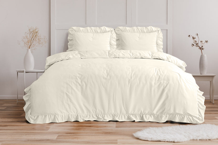 Ruffles Crème 140 x 200/220