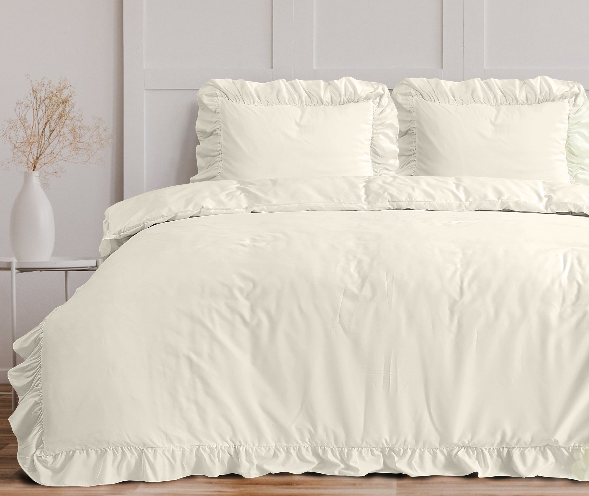 Ruffles Crème 140 x 200/220
