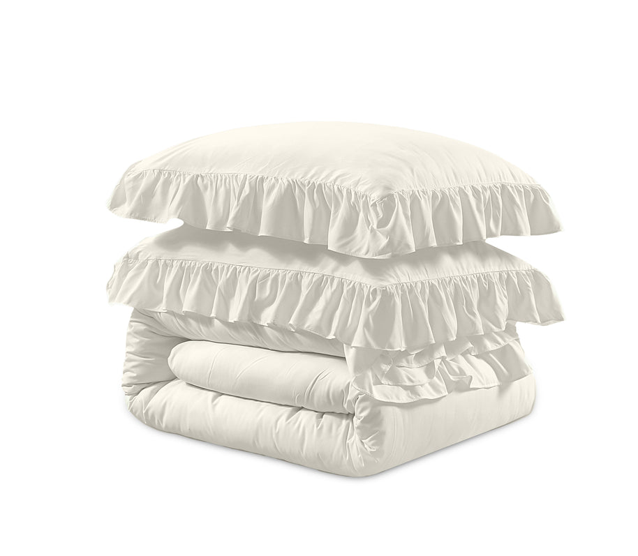 Ruffles Crème 140 x 200/220