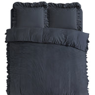 Ruffles Antraciet 140 x 200/220