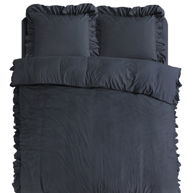 Ruffles Antraciet 140 x 200/220