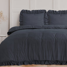 Ruffles Antraciet 140 x 200/220