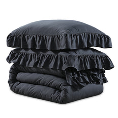 Ruffles Antraciet 140 x 200/220